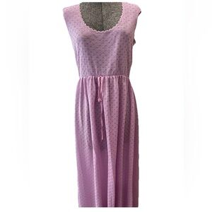 🆕Maidenform sweet dreams size large-NWT-ILGWU made-1970s lavender long nightgow